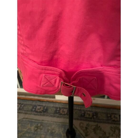 Great Cavalier by St Paul Women's Pink Button-Front Jacket L Cutwork Sleeves - Picture 8 of 12